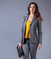 Дамски топ в актуален цвят горчица