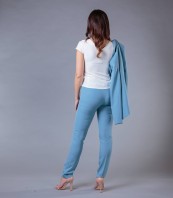 Стилен дамски син панталон