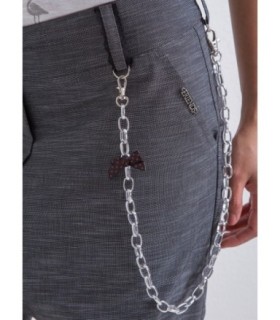 Сив панталон с ниско дъно и джобове Харем