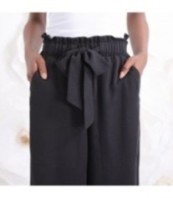 Дамски панталон с широки крачоли и висока талия Палацо