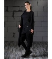 Черен топ с къси ръкави