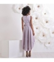 Асиметрична елегантна туника без ръкави и колан