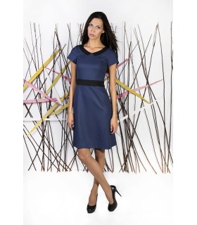 тъмносиня рокля MELADI