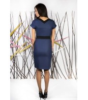 тъмносиня рокля MELADI