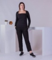 ежедневна черна блуза