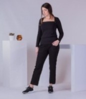 ежедневна черна блуза