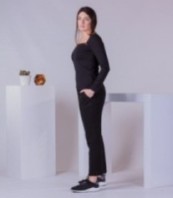 ежедневна черна блуза