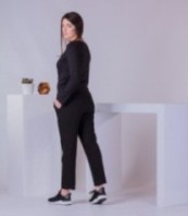 ежедневна черна блуза