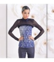 Винтидж блуза с дантела