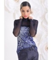 Винтидж блуза с дантела