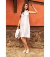 бяла ленено яке