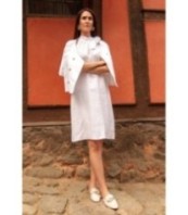 бяла ленено яке