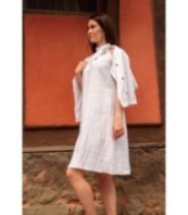 бяла ленено яке