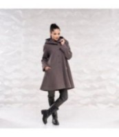 Вълнено палто с широка кройка