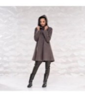 Вълнено палто с широка кройка