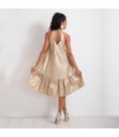 Ленена рокля без ръкави