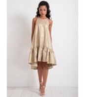 Ленена рокля без ръкави