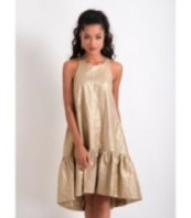 Ленена рокля без ръкави