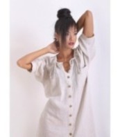 Летна бохемска рокля с колан