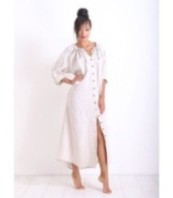 Летна бохемска рокля с колан