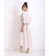 Летна бохемска рокля с колан