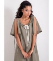 Плажна бохемска ленена рокля