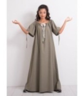 Плажна бохемска ленена рокля