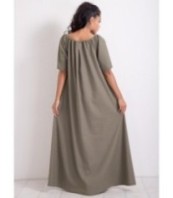 Плажна бохемска ленена рокля