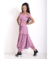 Асиметрична екстравагантна лятна рокля