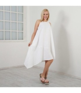 Ленена рокля без ръкави Ерика