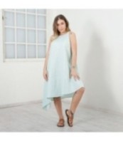 Ленена рокля без ръкави Ерика