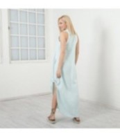 Ленена рокля без ръкави Лени