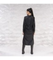 Готическа рокля от изкуствена кожа