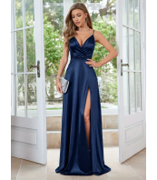 Официална рокля за Сватба, V-образно деколте, Елегантна рокля за Парти и Банкет