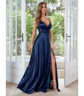 Официална рокля за Сватба, V-образно деколте, Елегантна рокля за Парти и Банкет