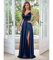 Официална рокля за Сватба, V-образно деколте, Елегантна рокля за Парти и Банкет