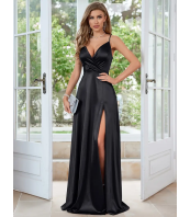 Официална рокля за Сватба, V-образно деколте, Елегантна рокля за Парти и Банкет