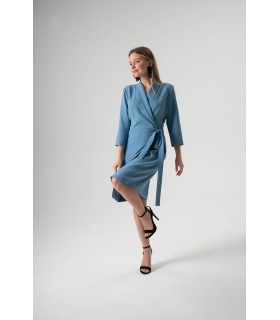 Официална рокля в светло синьо