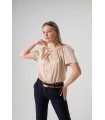 Дамска блуза с къс ръкав