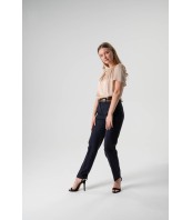 Дамска блуза с къс ръкав