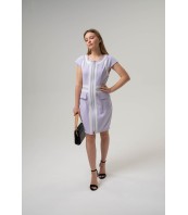 вталена рокля с цип MILAN