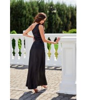 Inez — асиметрична сатенена макси рокля в лилаво